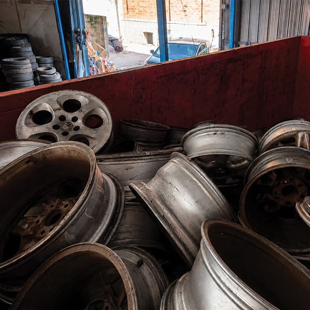 Recyclage jantes aluminium Paris Ile de France